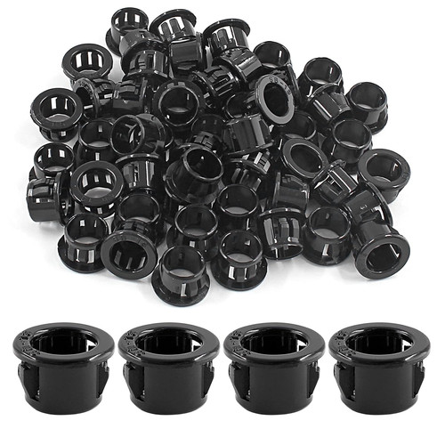 Pcs black snap bushing - 50,